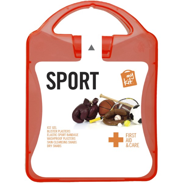 MyKit Sport First Aid Kit - Transparent Red