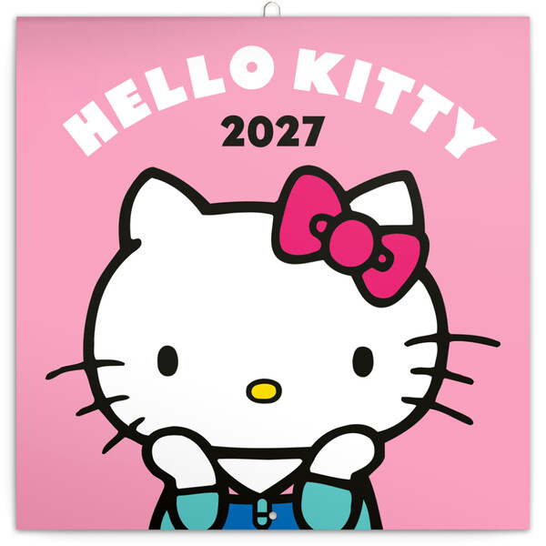 Notique Poznámkový Kalendář Hello Kitty 2027, 30 x 30 cm - Východní