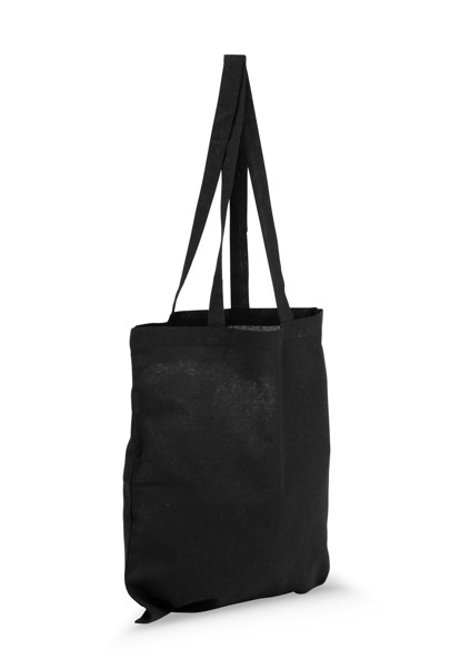 Cotton bag GRIS 140 g - black
