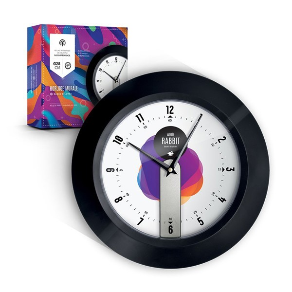WALL CLOCK WITH RADIO RECEPTION  ø 28 cm