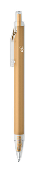 Recycled aluminium ball pen Nosta - Matt Gold