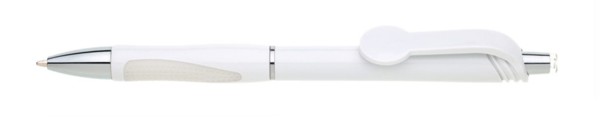 Colo Plastic Ballpoint Pen - White