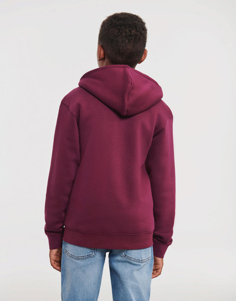 Kids' Authentic Zipped Hood Sweat - Black / M (116/5-6)