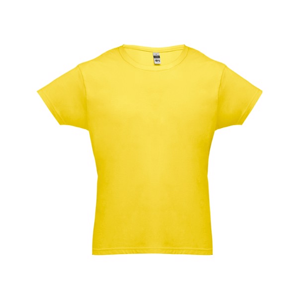 THC LUANDA. Men's tubular cotton T-shirt - Yellow / XS