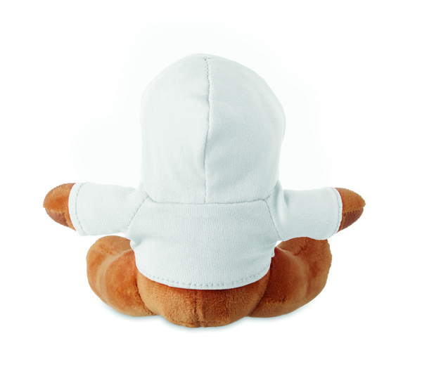 Plush reindeer with hoodie Rudolph - White