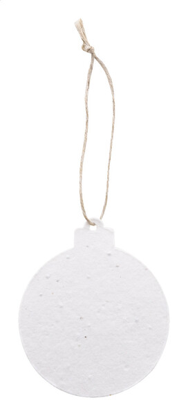 Custom Seed Paper Christmar Tree Ornament CreaJul Seed - Round