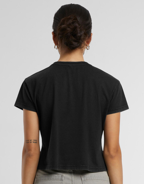 Ladies Vintage Cropped Tee - Magnet / XL
