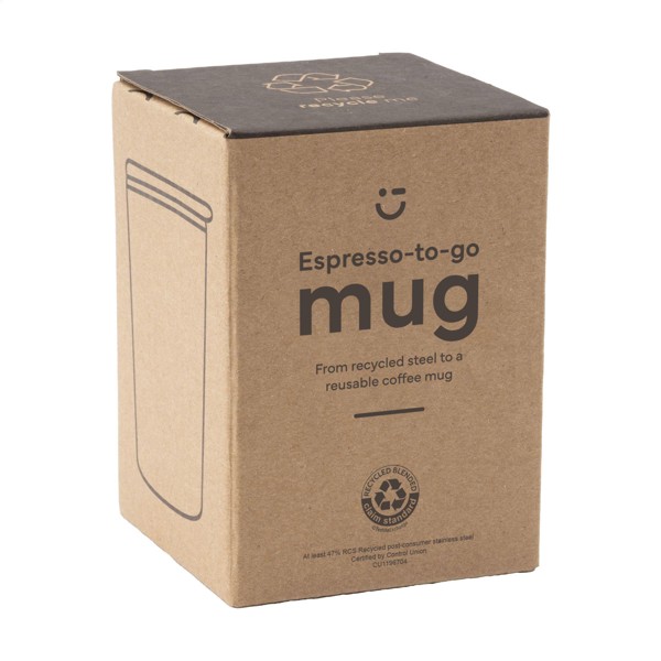 Espresso-to-Go Mug RCS Recycled Steel 170 ml - argenté