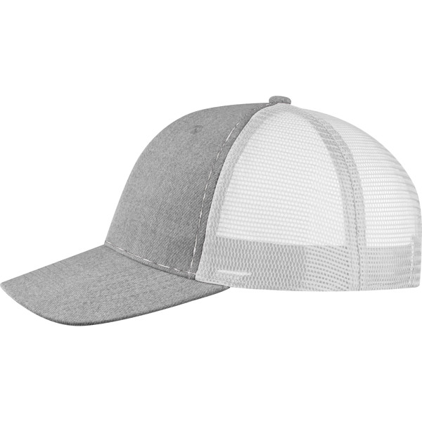 FRANKLIN Hálós baseball sapka, 6 panel - White