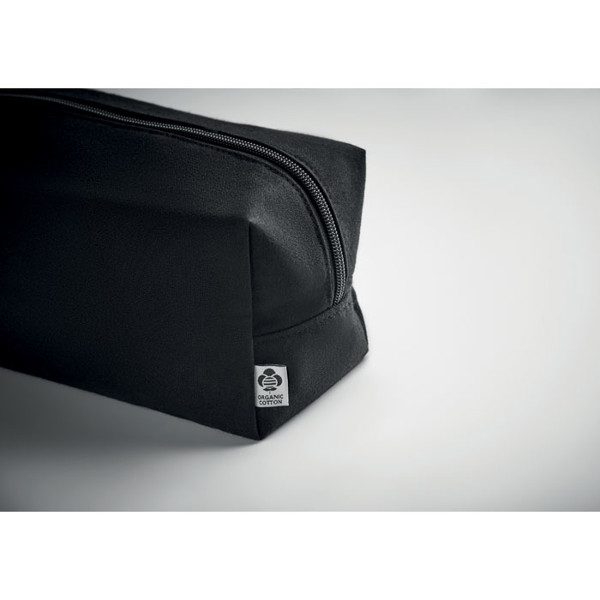Bia cosmetic bag organic cotton 220 gr/m² - Black
