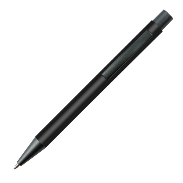 MIKOLAJ Plastové guľôčkové pero - Black