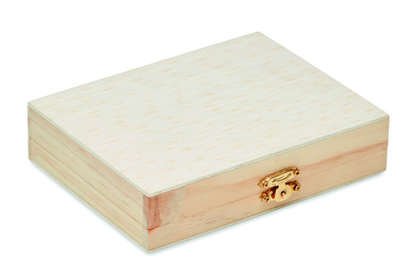 Painting set in wooden box Beau