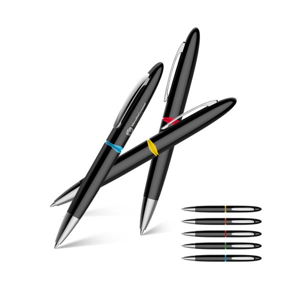STYLO BILLE METALLIQUE - Jaune