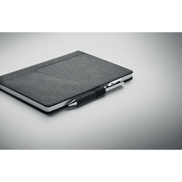 Scribi 4 gift set, RPET notebook, smartphone pocket