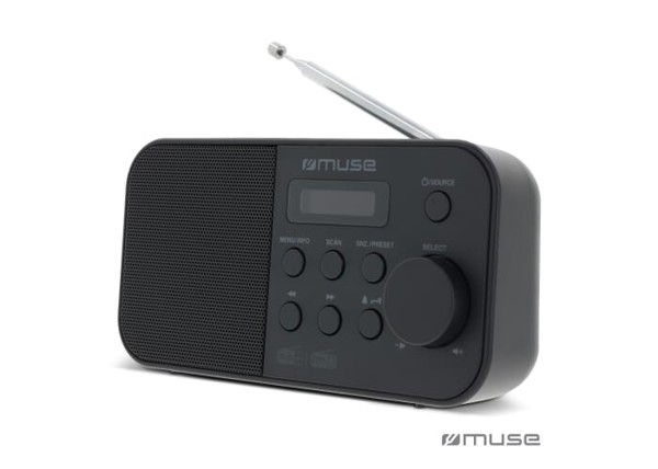 Muse M-109 prenosni radio DAB+, vhod za slušalke