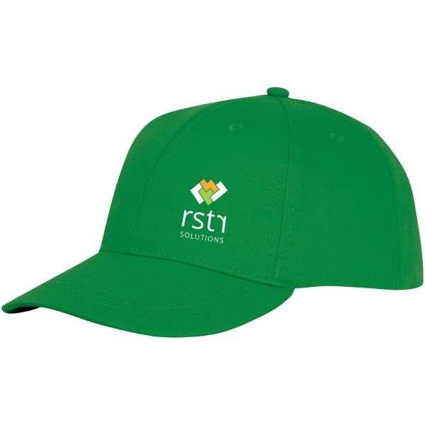 Boné de 6 painéis de 175 g/m² Ares - Verde feto