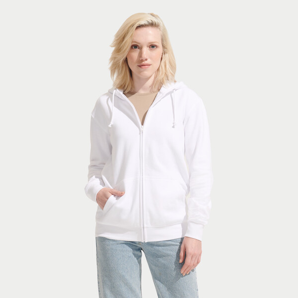 CARTER Full Zip Hoodie - WhiteXXL