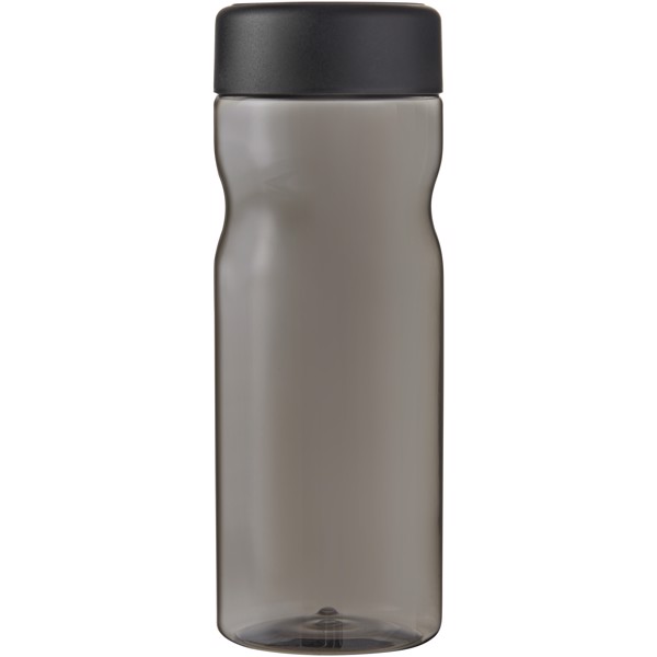 H2O Active® Base Tritan™ 650 ml screw cap water bottle - Charcoal / Black