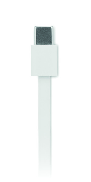 100W retractable charging cable Linea 100 - White