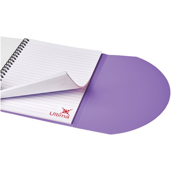Curve A5 notebook - Purple / White