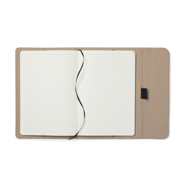 VINGA Baltimore GRS certified paper & PU notebook - Greige