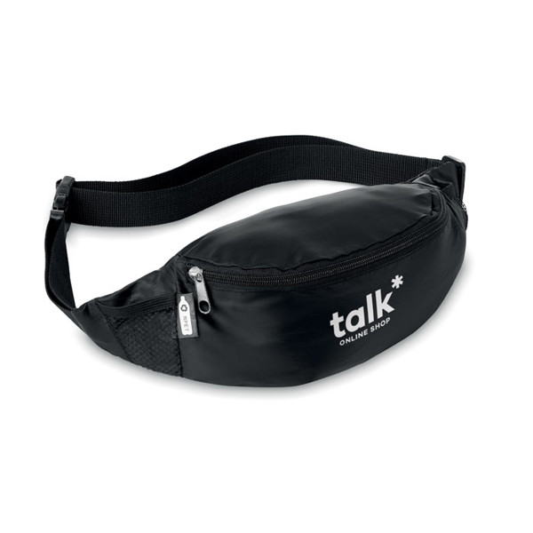 Sac banane en RPET 210D Parkpet - Noir