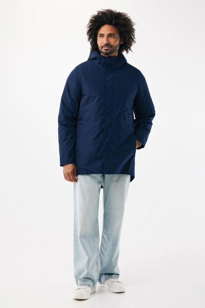 Parka en polyester recyclé IQONIQ Thelon - Bleu Marine / XXL