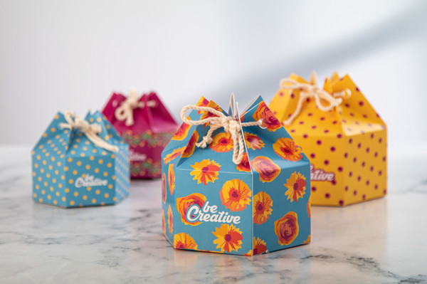 Hexagonal Gift Box CreaBox HexaCord M