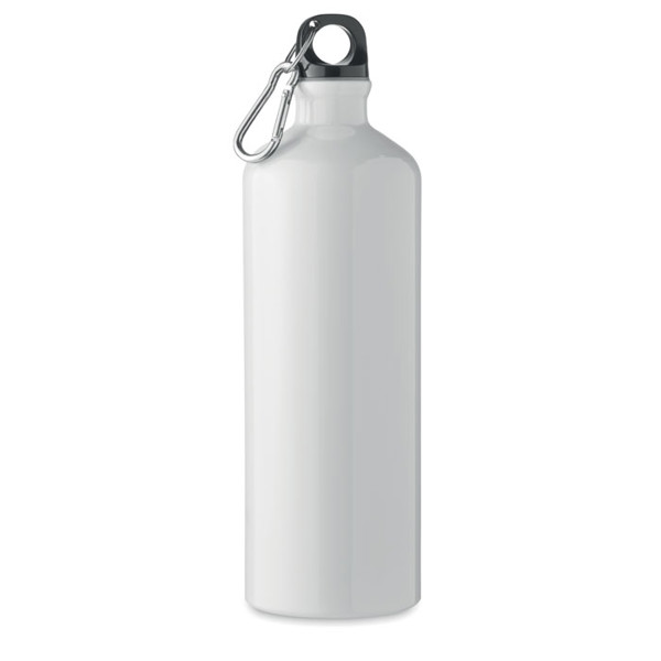 ALU SUBLI sports bottle - 1000 ml White