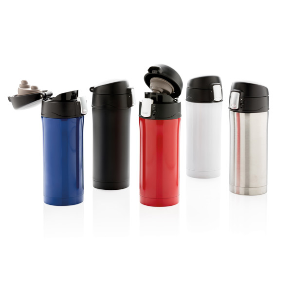 Xd Collection vacuum mug,300ml recycled steel - White