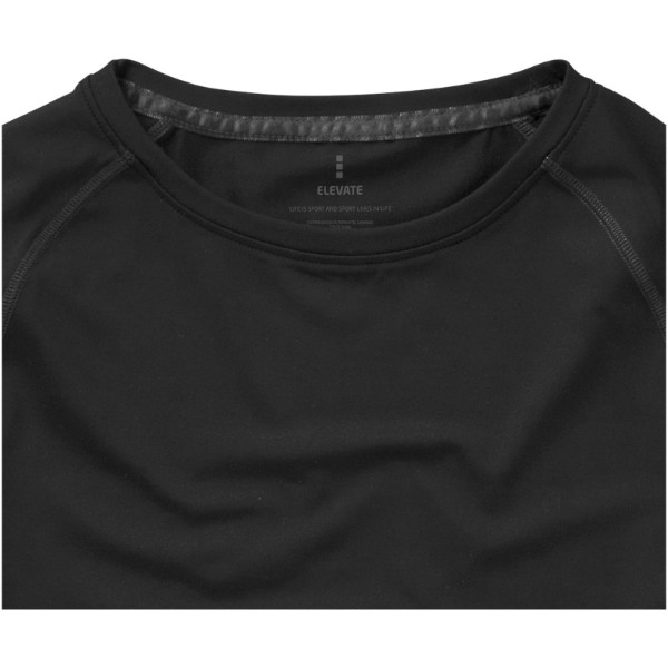 Damski T-shirt Kingston z krótkim rękawem z dzianiny Cool Fit odprowadzającej wilgoć - Czarny / XS