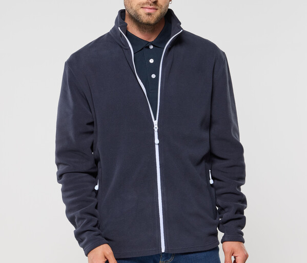 Veste polaire homme zippée - WHITE / 4XL
