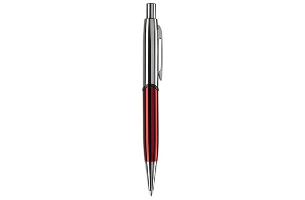 Nautilus ball pen metal - Red / Silver