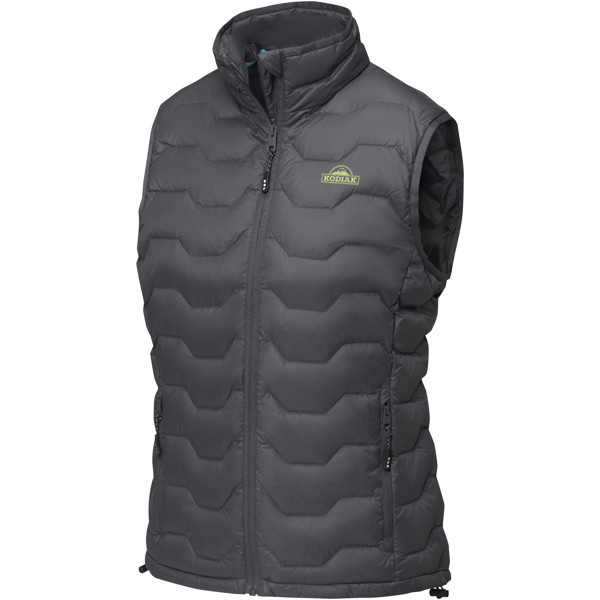 Epidote women's GRS recycled insulated down bodywarmer - Storm Grey / S