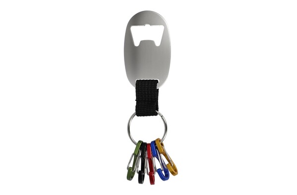 Porte-clés décapsuleur - Argent