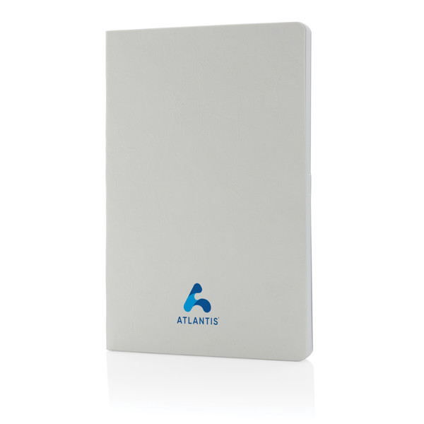 Salton A5 GRS certified recycled paper notebook - White