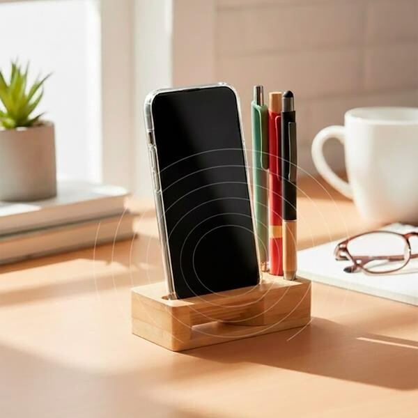 Bambootune Holder - Castanho Claro