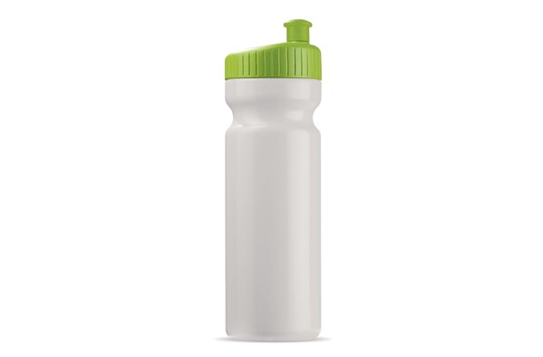 Bidon de sport Design 750ml - Blanc / Vert clair
