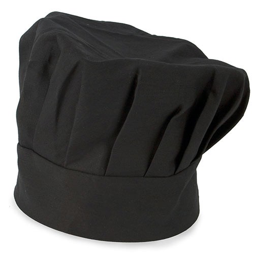 GORRO COCINERO NEGRO "RONCER" - Negro