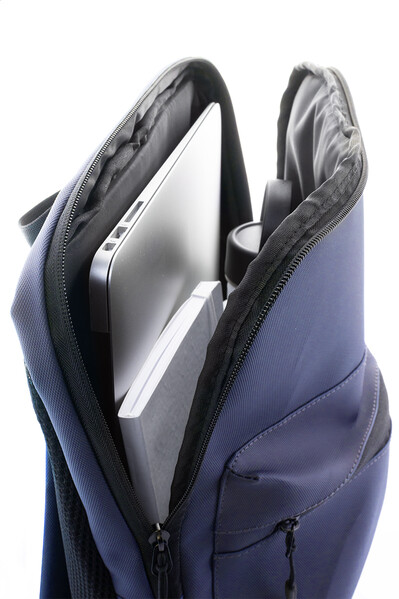 Sac À Dos Ordinateur En Rpet Slippu - Bleu Foncé