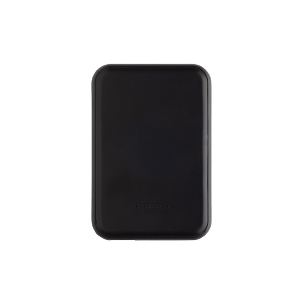 Magnetická powerbanka Stellar 5000mAh 5W z RCS plastu - Čierna