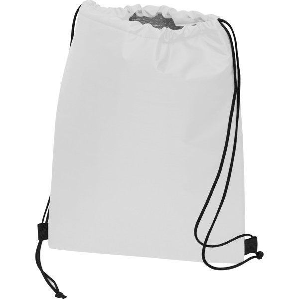 Polyester gym bag RACHEL - White