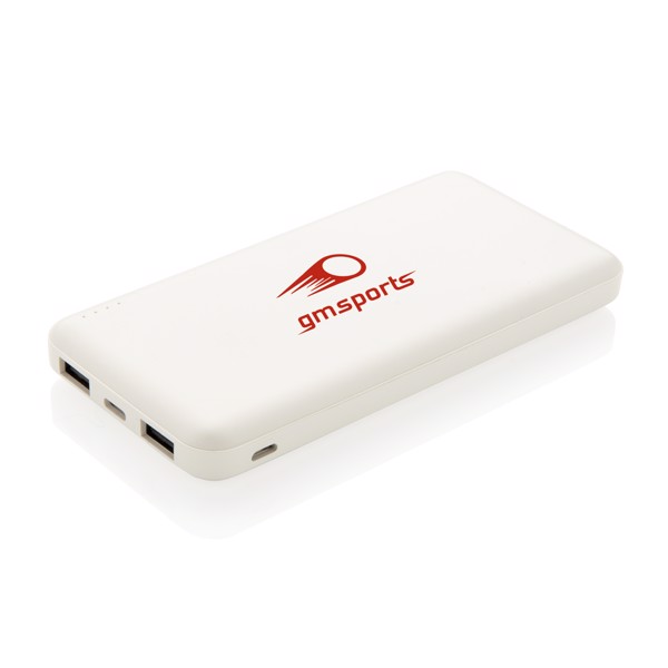 Xd Collection žepni powerbank, 10000 mAh, ABS - Bela