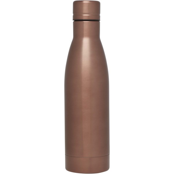 Bouteille isotherme Vasa en acier inoxydable recyclé certifié RCS de 500 ml avec isolation par le vide et couche de cuivre - Bronze