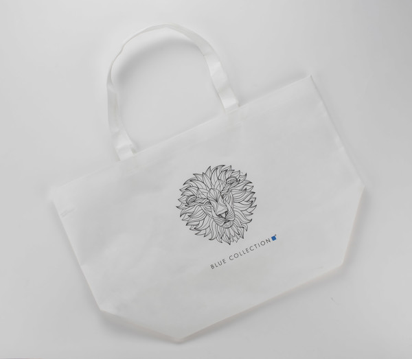 Shopping bag RPET TEAR - white