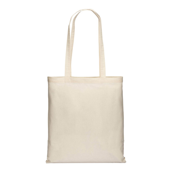 135G/M2 Cotton Shopping Bag, Cork Base, Long Handles