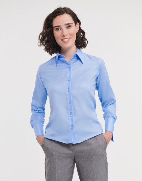 Ladies’ Ultimate Non-Iron ShirtLS - White / XS (34)
