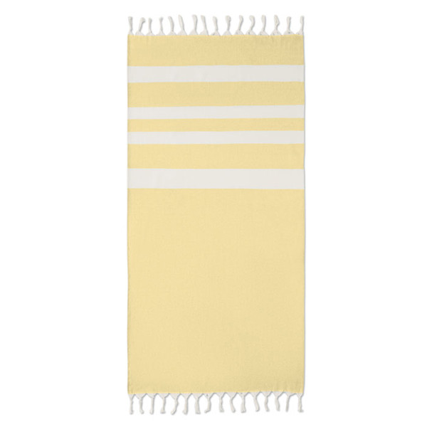 Hamman towel blanket 140 gr/m² Agoura - Yellow