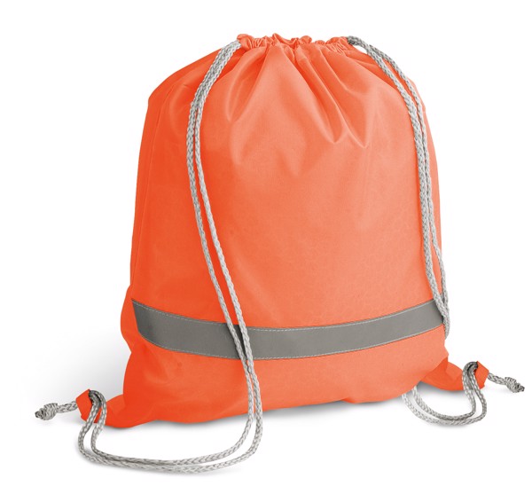 RULES. Drawstring bag in 210D - Orange