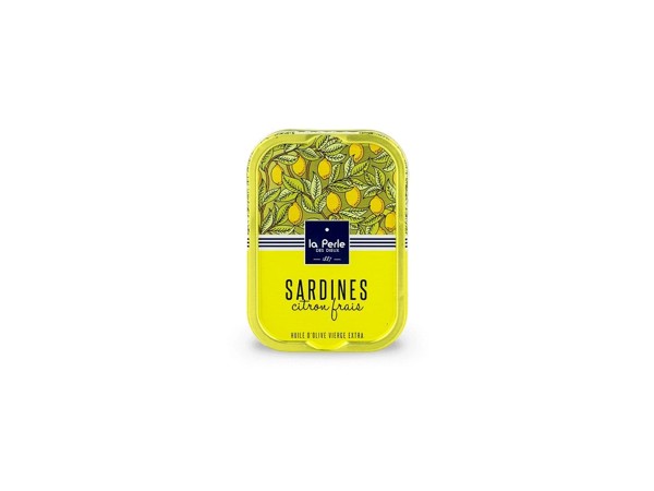 Francúzske sardinky v extra pan. oliv. oleji s citrónom